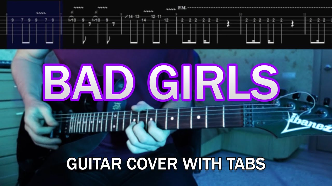 M.I.A. - Bad Girls (Guitar Cover + Screen Tabs)