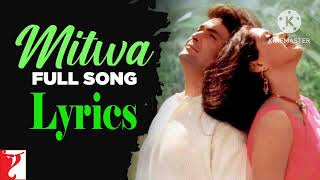 Mitwa | Full Song | Chandni | Sridevi, Rishi Kapoor | Lata Mangeshkar,Babla Mehta | Shiv-Hari
