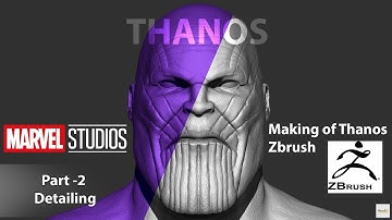 Zbrush - Making of Thanos Part- 2 (Detailing)