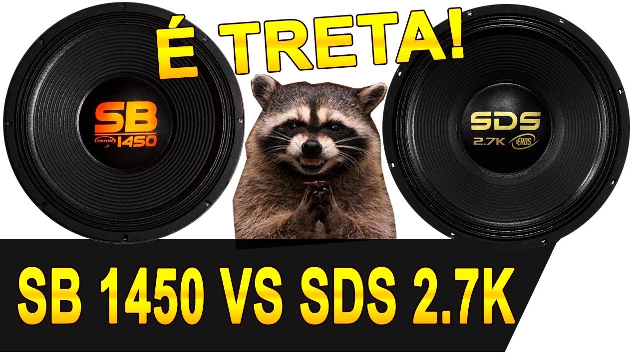 TRETA Eros SDS 2.7 VS Triton SB1450 BRIGA ACIRRADA!