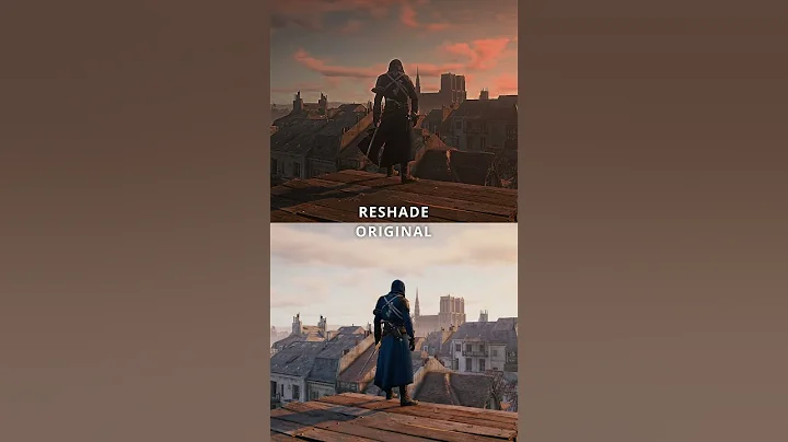 Before & After reshade mod Assassin's Creed Unity
