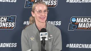 Vandy WBB - NCAA First Round Postgame