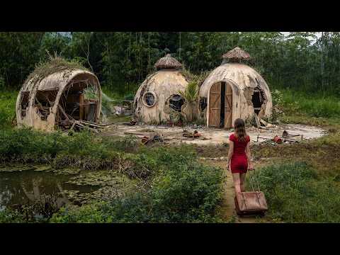 This Talented Girl Built A Luxurious Dome House In Just A Few Days! From Start To Finish!