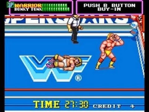 WWF Superstars (Arcade) Playthrough longplay retro video game