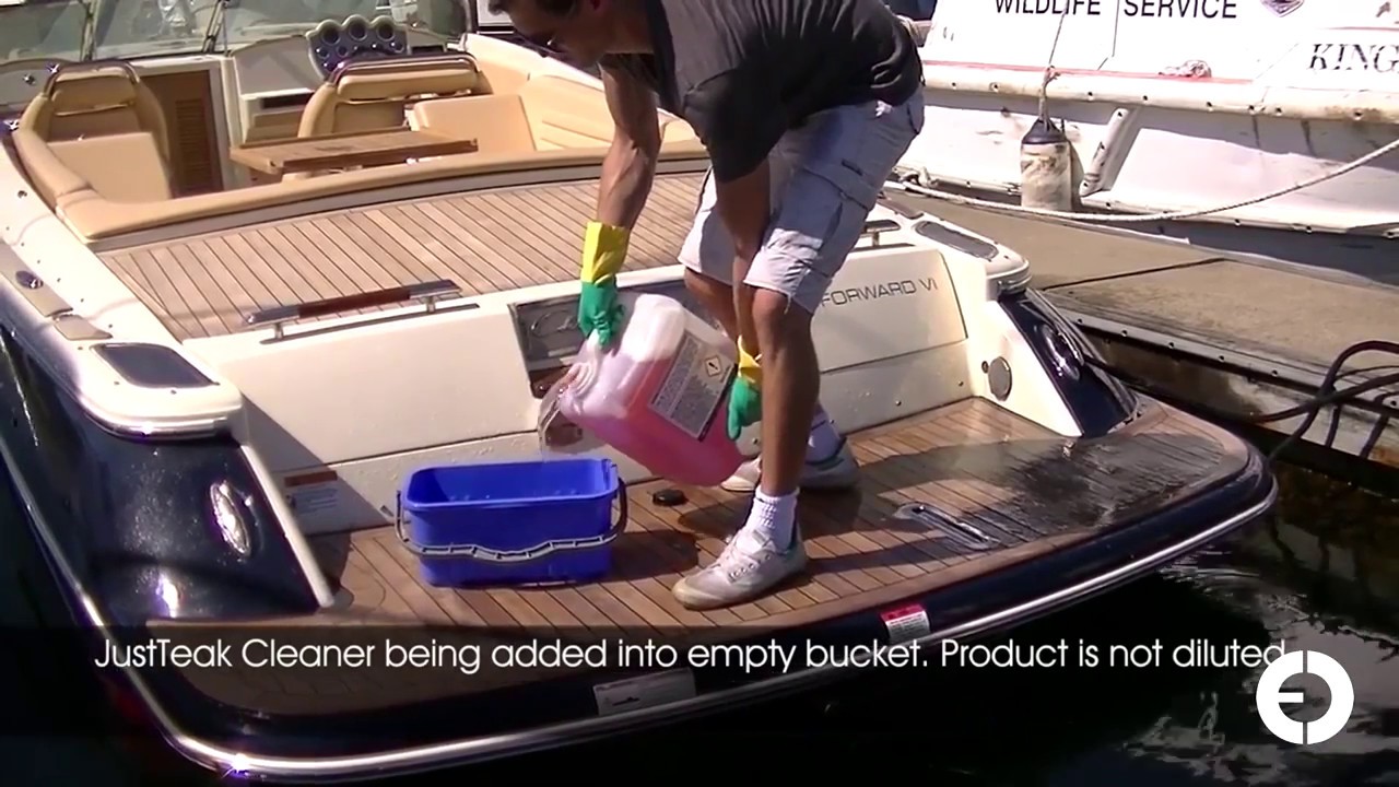 JustTeak Teak Cleaning System demo