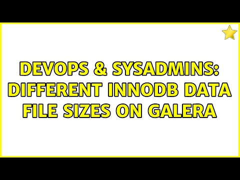 DevOps & SysAdmins: Different InnoDB data file sizes on Galera