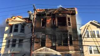 Bergen Street Fire in Newark