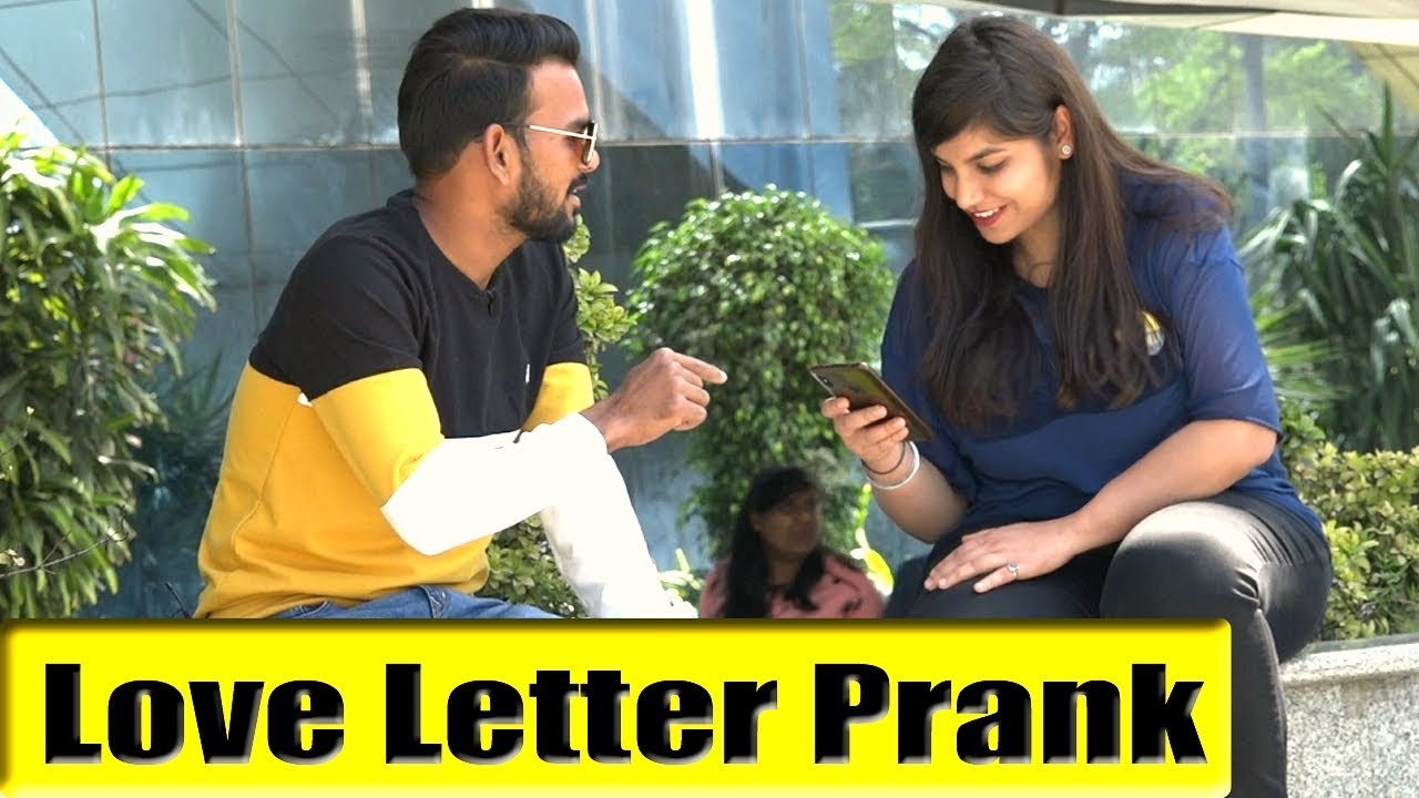 Love Letter Prank Bhasad News Pranks In India Youtube