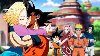 Goku, A18 and Goten fall into the world of Naruto Full Story