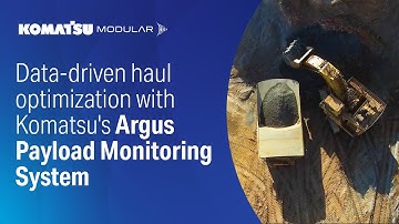 Data-driven haul optimization with Komatsu