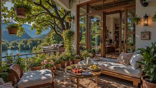 Peaceful Home Garden Jazz 🌿 Smooth Jazz  Piano with Calm Outdoor Vibes for Relaxation, Work &amp; Study