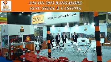 GNU STEEL Casting Shines at Excon 2023 | Latest Tech in Steel Casting from Bangalore !