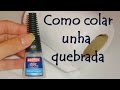 Como colar unha quebrada usando papel higiênico