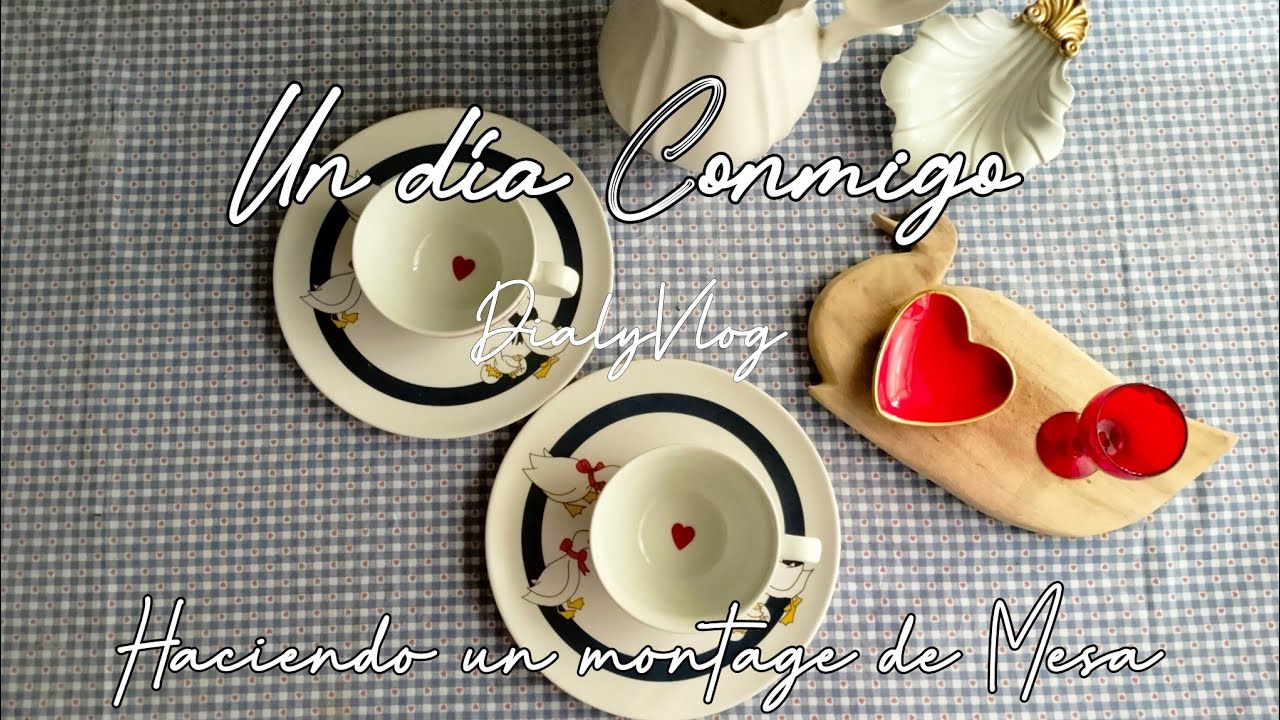 Vlog 🩷 Un día en Casa 🏡🩷🧺 montamos una Mesa para el día del AMOR ❤️🩷🎀