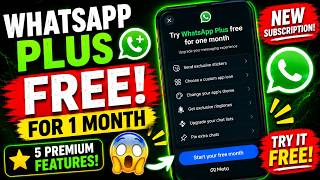 NEW! Get WhatsApp Plus FREE! Unlock All Premium Features! 🤯🔥 screenshot 2