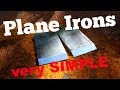 Making SIMPLE Plane Irons from Leaf Spring | Collab with Jörgen Börg