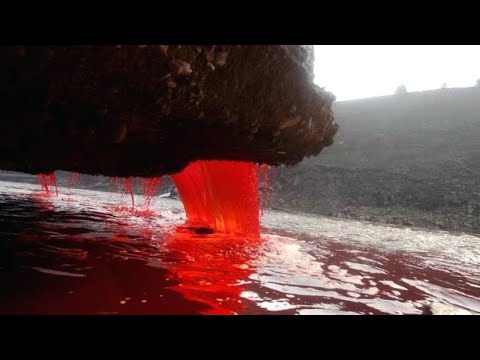 شلالات الدم اكتشف سر نزيف جبال أنتاركتيكا
