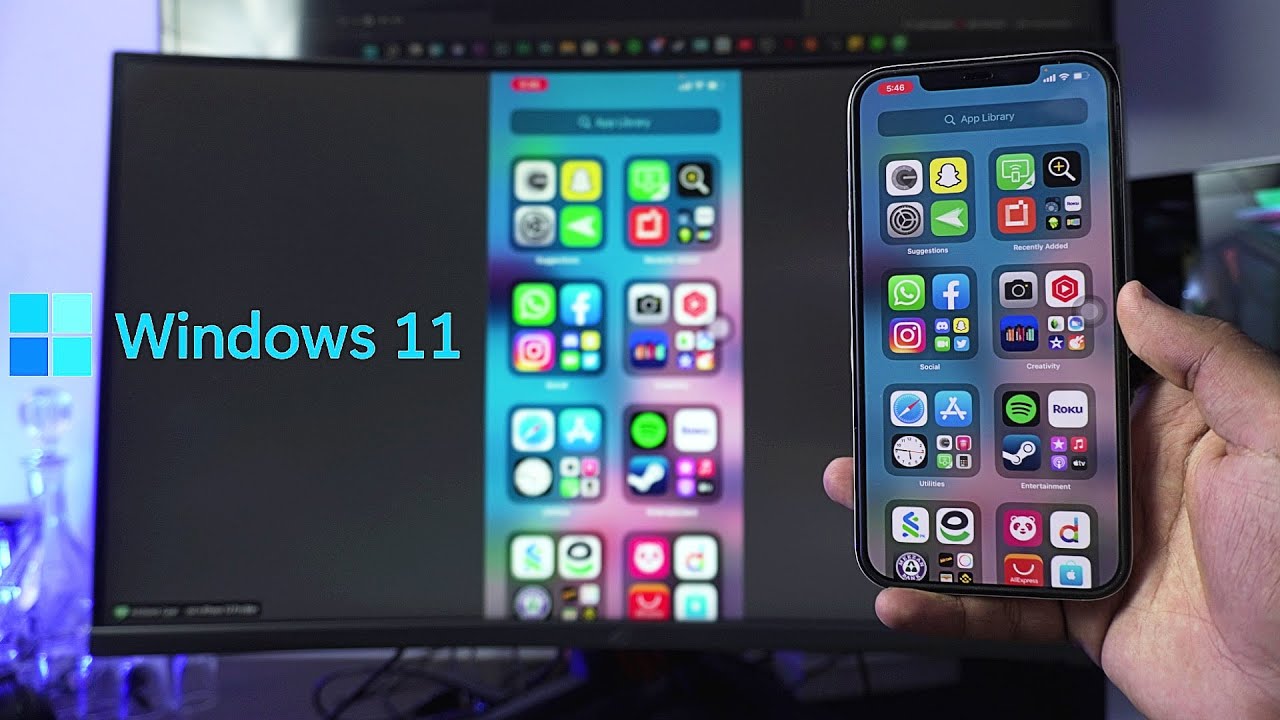 Mirror Iphone Screen To Windows 11 Pc, How To Mirror Iphone 11 Laptop Tv Screen