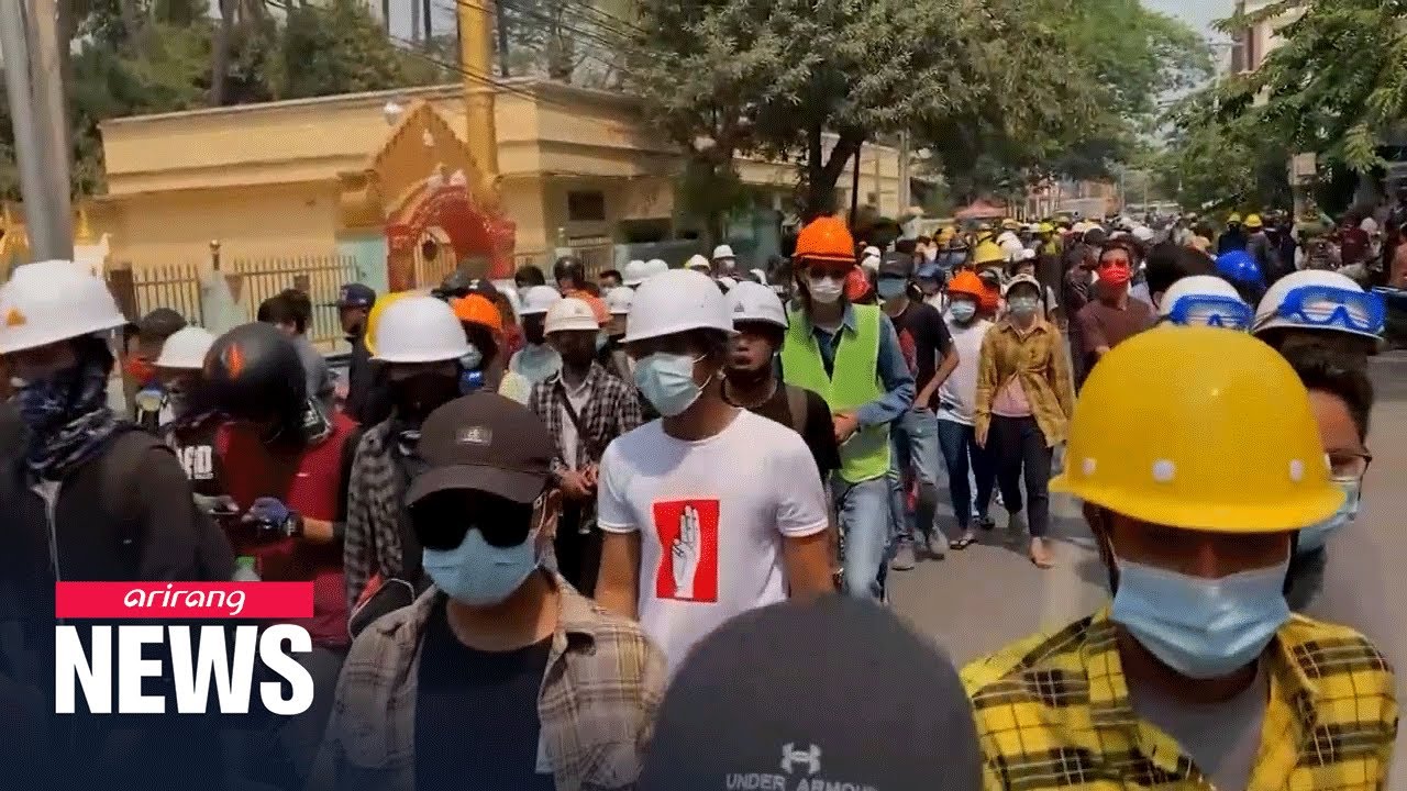 Two people killed overnight at protests in Myanmar's Yangon