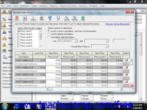 Sage peachtree 2011 tutorial