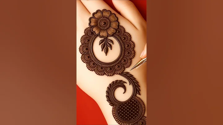 Very beautiful ❤️ back hand mehndi design #shorts #mehndi