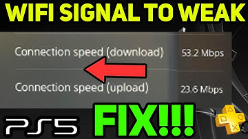 PS5 WIFI SIGNAL TOO WEAK EASY FIX! (Fast solution)