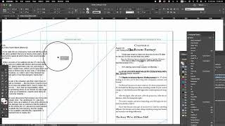InDesign book formatting.