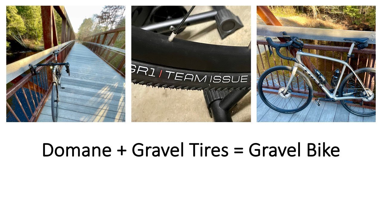 trek domane gravel tires
