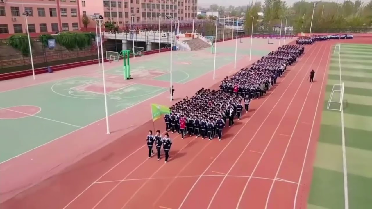 Running Exercises in Chinese High Schools 臨沂市工程學校Linyi Engineering School