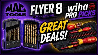 July 2026 Sales: Mac Tools Flyer 8 and Wiha Pro Picks!
