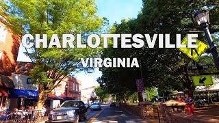 Charolttesville, Virginia  Driving Tour 4K