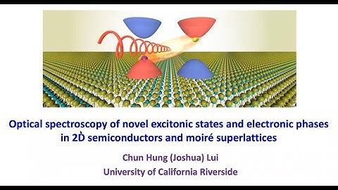 Optical spectroscopy of excitonic states & electronic phases 2D semiconductors & moiré superlattices