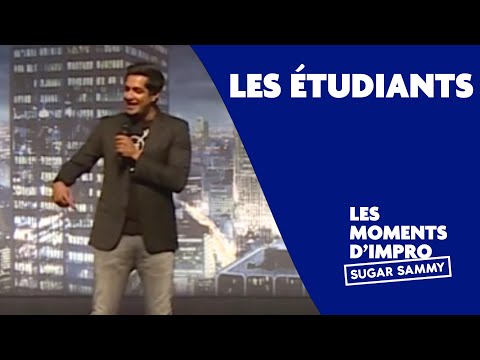Humour: Sugar Sammy et les étudiants