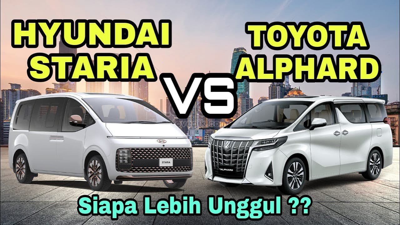 Hyundai Staria 2021 VS Toyota Alphard | Siapa Unggul?? - Adu ...
