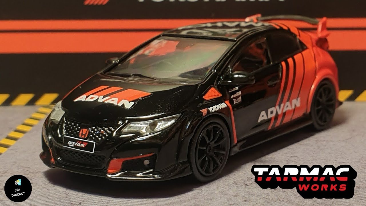 Honda Civic Type R FK2 with Advan Livery by Tarmac Works | UNBOXING and ...