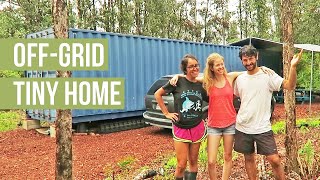 LIVING IN A SHIPPING CONTAINER IN HAWAII ∙ Off-Grid Tiny Home & Permaculture Forest