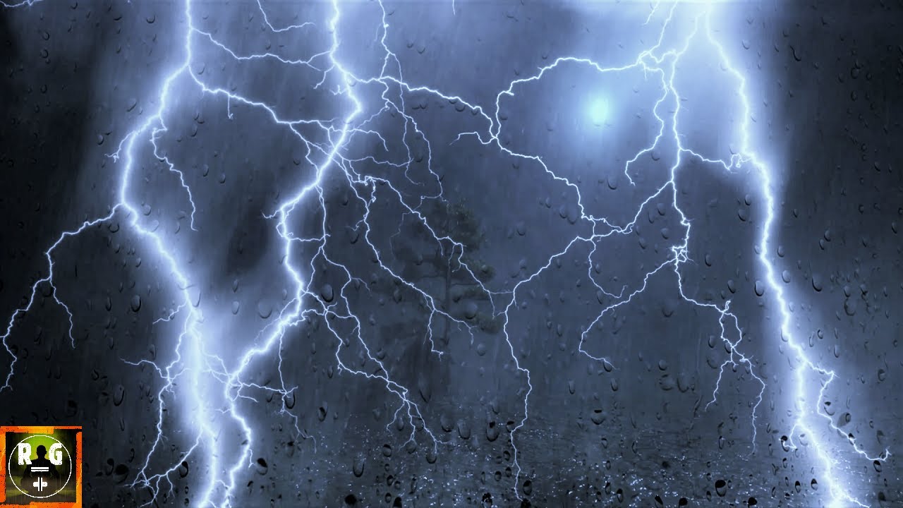 Heavy Thunderstorm Sounds  Rain with Violent Thunder and Lightning for a Relaxing Sleep Experience