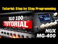 Nux MG-400 Slo Amp: Soldano-Style Tone Programming Guide