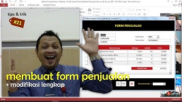 Membuat Form Penjualan dengan Fasilitas Wizard Ms Access