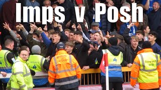 Imps v Peterborough - illegal flare incident