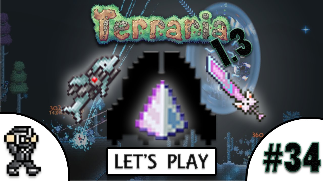 Terraria 1.3 Let's Play 34 (NORMAL MODE) Moon Lord Best Weapon