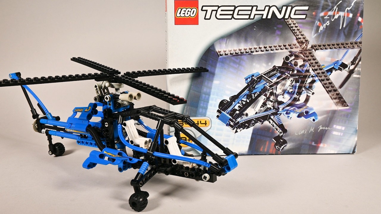 No beams and yet a cool helicopter - LEGO Technic Jet Wasp / Air