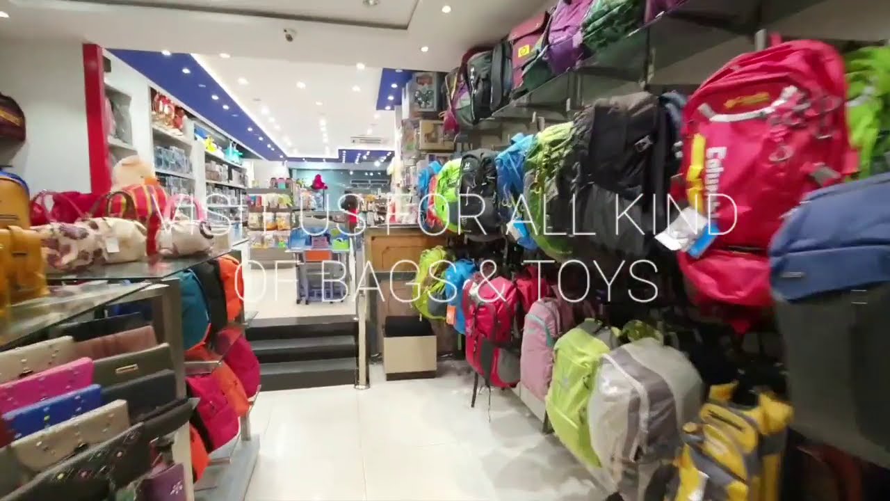 The biggest toy and bag store in Kandy, Sri Lanka.