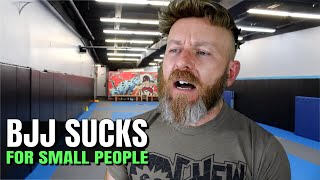 BJJ is Not Designed for Small People... No Martial Art is. | Icy Mike vs. Chewjitsu