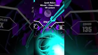 Synth Riders - Winner - Chaos Chaos #shortvideo #shorts #short #synthriders #synthridersvr