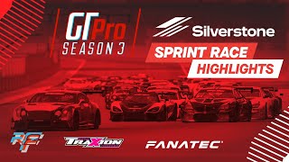 HIGHLIGHTS: rFactor 2 GT Pro Series Sprint Race | Round 3 - Silverstone