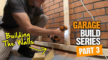 Building plywood walls in my garage - Garage Build Series Part 3