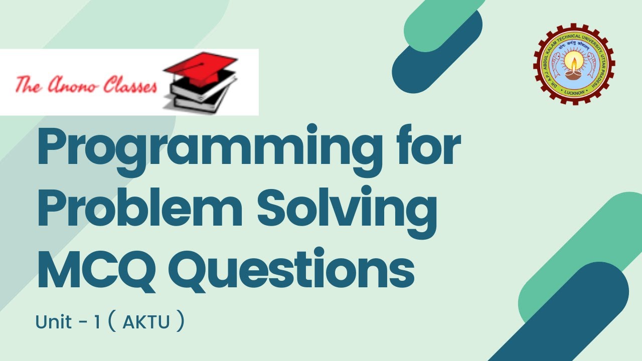 programming and problem solving mcq pdf