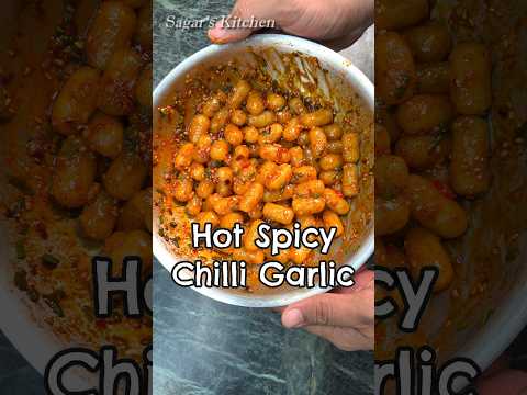Sagar's Kitchenのレシピ: Spicy Chilli Garlic Noodles....Super Tasty & Easy   #Shorts