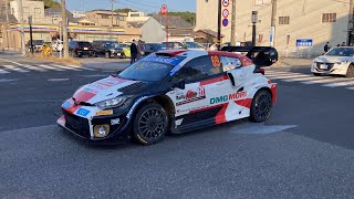WRC2022 RALLY JAPANラリージャパン　岡崎リエゾン　トヨタ-ヒョンデ-フォード